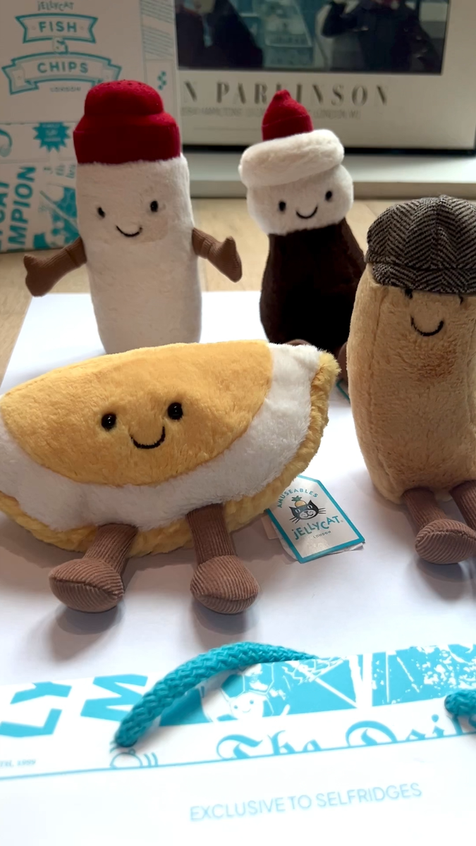 JELLYCAT Amuseables Selfridges Limited - Salt, Vinegar, Chip