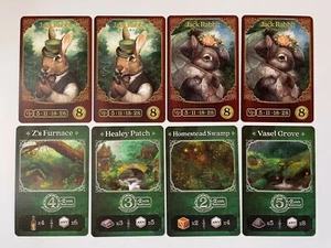 New Town & Jack Rabbit Promos for RACCOON TYCOON Deluxe Edition Board Game NEW