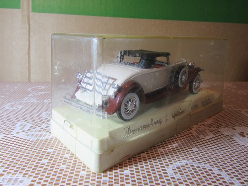 A348 Vintage Solido 4035 France Duesenberg J Spider 1935 Beige 1:43 +Box - Picture 10 of 12