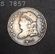 1832 Capped Bust Half Dime "F+" *Free S/H After 1st Item*