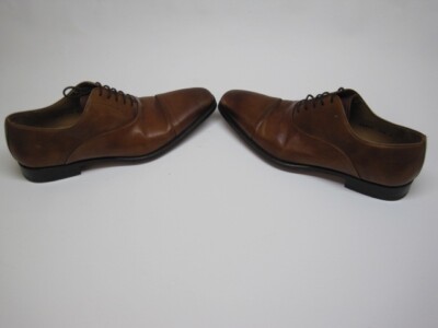 Magnanni Saffron Lace-Up Oxford Cuero Brown Leather Shoes 11M Made in Spain Magnanni Saffron Lace-Up Oxford Cuero Brown Leather Shoes  main image 2