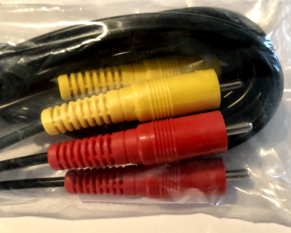 NEW SEALED Original NES Nintendo AV Cable Audio Video Composite OEM PN 208 6 Rib - Image 2 of 4