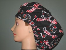 Surgical Scrub Hats/Caps  NFL Tampa Bay Buccaneers Black