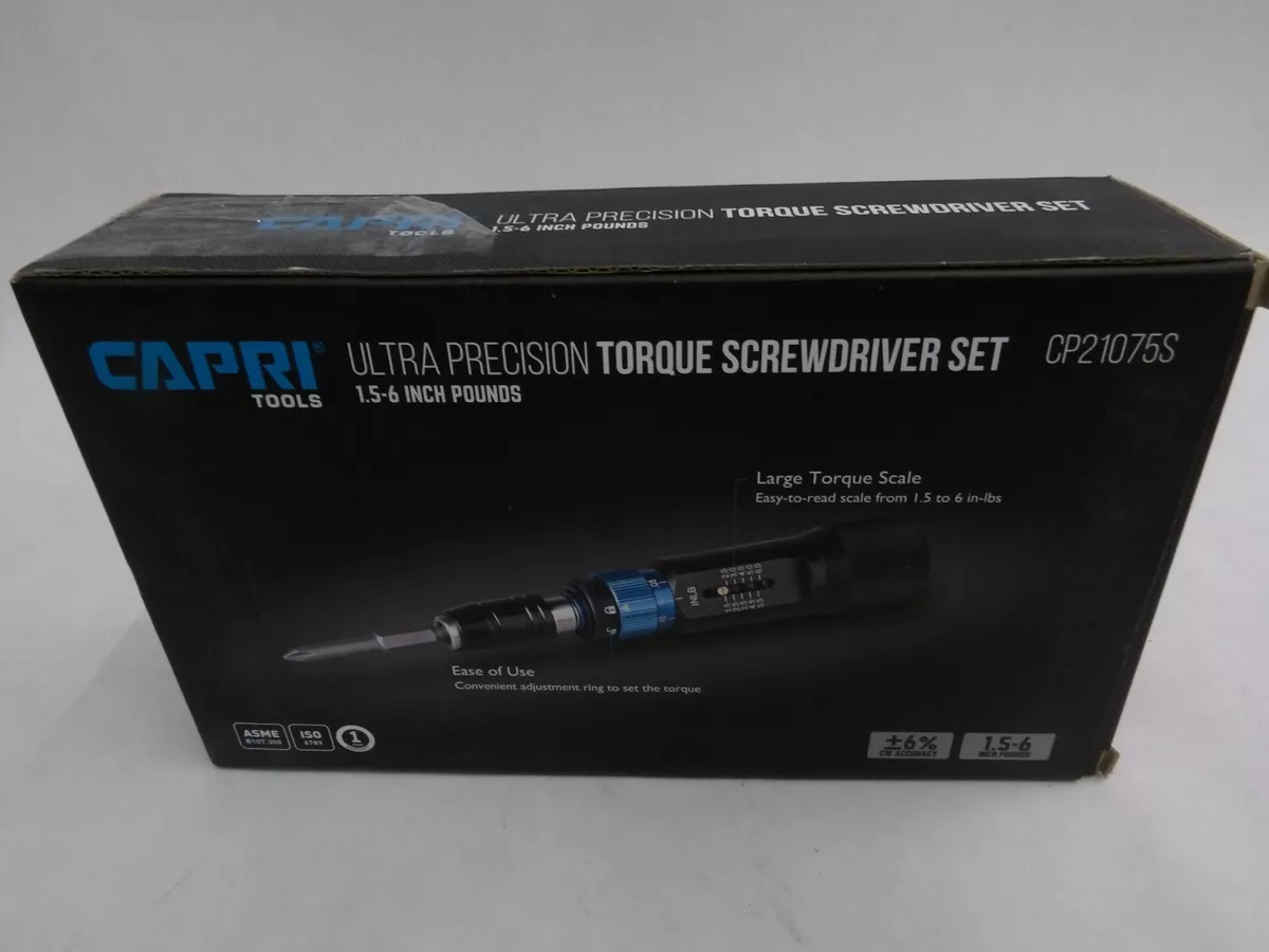 Capri tools torque sale screwdriver