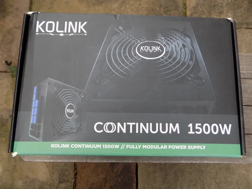 Kolink Continuum 1500W 80 Plus Platinum Modular PSU ALL CABLES + C19 POWER CABLE