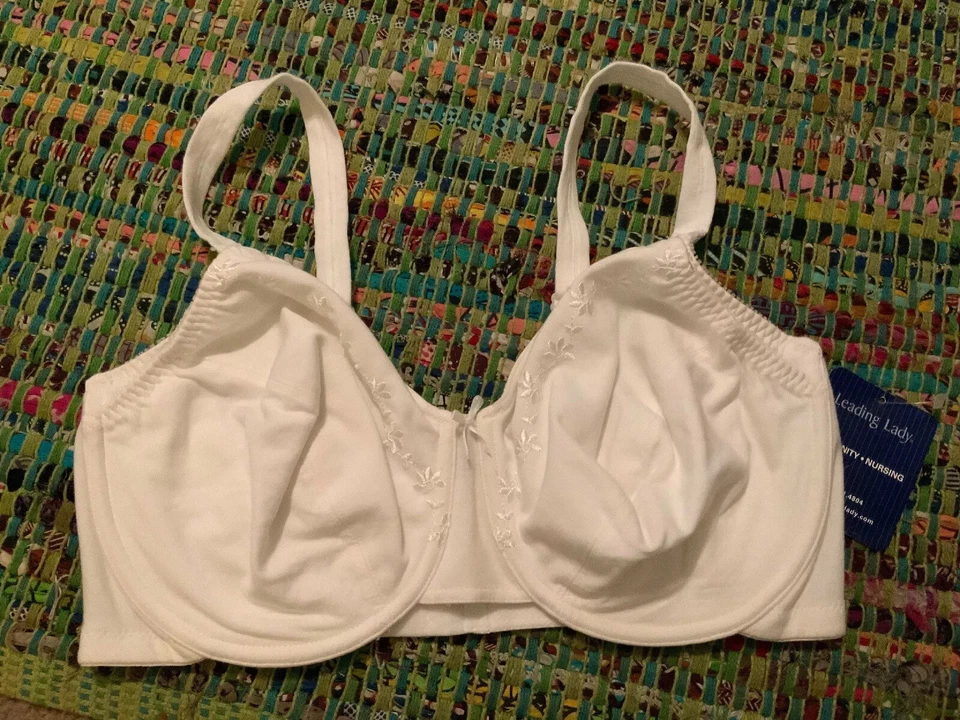 Sujetador de lactancia con aros Leading Lady 487 talla 40D nuevo con etiquetas Foto 2 de 4