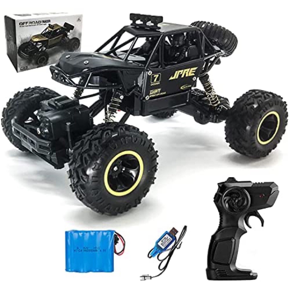 RC Remote Control Car Off Road Monster Truck Four-Wheel Drive with