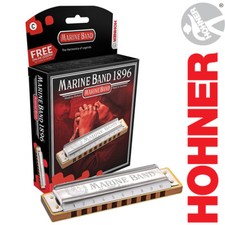 Hohner Marine Band Harmonica Diatonic 1896BX Blues Rock Pop Harp KEY OF C