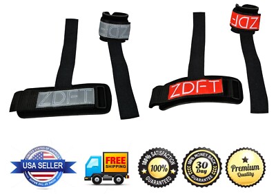 Weight Lifting Gym Power Straps Grip Gloves Training Wrist Support Bar Strap