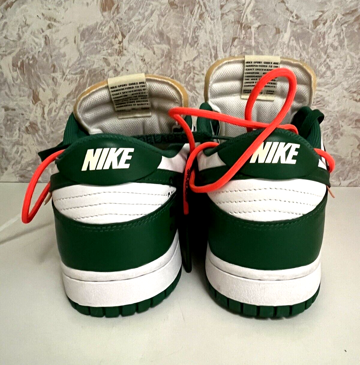 OFF-WHITE × NikeDunk LowWhite/Pine-Green Off-White x Nike Dunk Low 