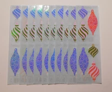 Mrs. Grossman's Stickers Lot of 10 Strips ~Opal Ornaments Opalescent~ 2006