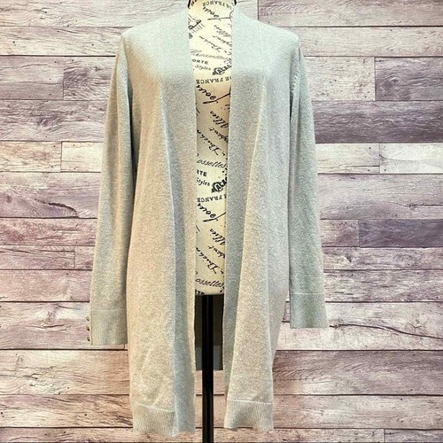 Verve Ami graue Oversize Strickjacke vorne offen - Größe M - Bild 10 von 10