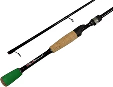 Collapsible 2 Piece Spinning - Wild Wild Black Fishing Rod