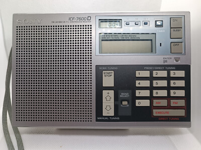 Radio SONY ICF 7600D Silver FM/LW/MW/SW PLL SYNTHESIZED
