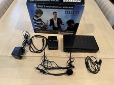 Samson Stage 5T 3 In 1 VHF Wireless microphone System Complete