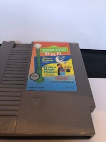 Vintage Game Sesame Street 123 NES Nintendo 1985