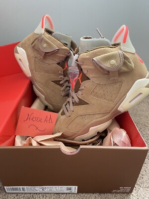Nike Air Jordan 6 Retro  Travis Scott British Khaki  - Size 5.5