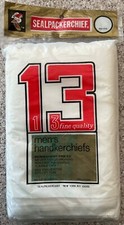 Sealpackerchief 13 Men  s Handkerchiefs Cotton Polyester NOS