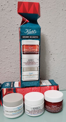 Kiehls Merry Masking Energizing Radiance Masque,Ultra Facial Mask, and Deep Pore