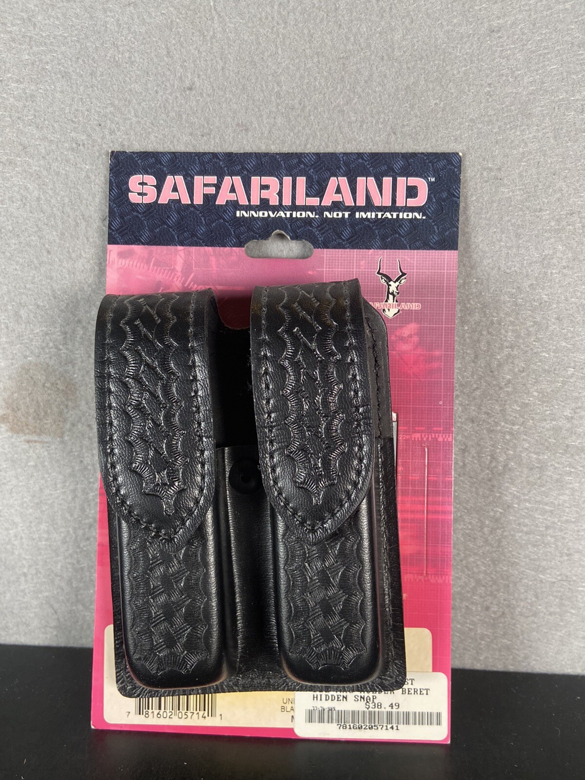 SAFARILAND DOUBLE MAGAZINE HOLDER FOR Beretta, 9mm BDM RUGER Sig Sauer-image