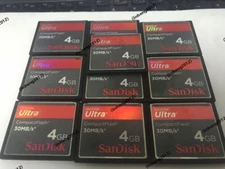 10PCS   SanDisk  4GB  Ultra 30M/S CF Memory CARD compact flash card