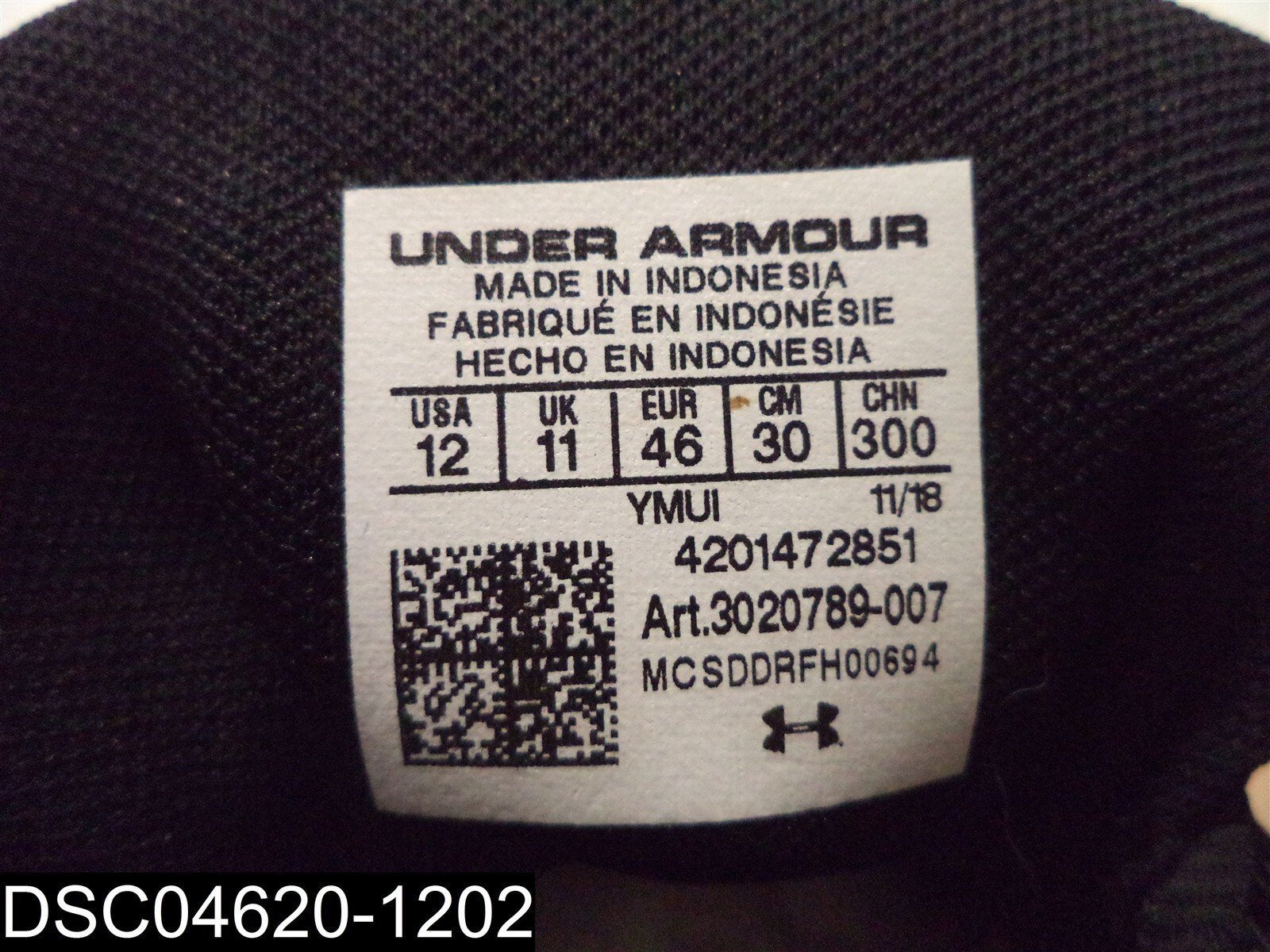 Size 12 MenUnder Armour Gray/Black Commit TR EX C… - image 2