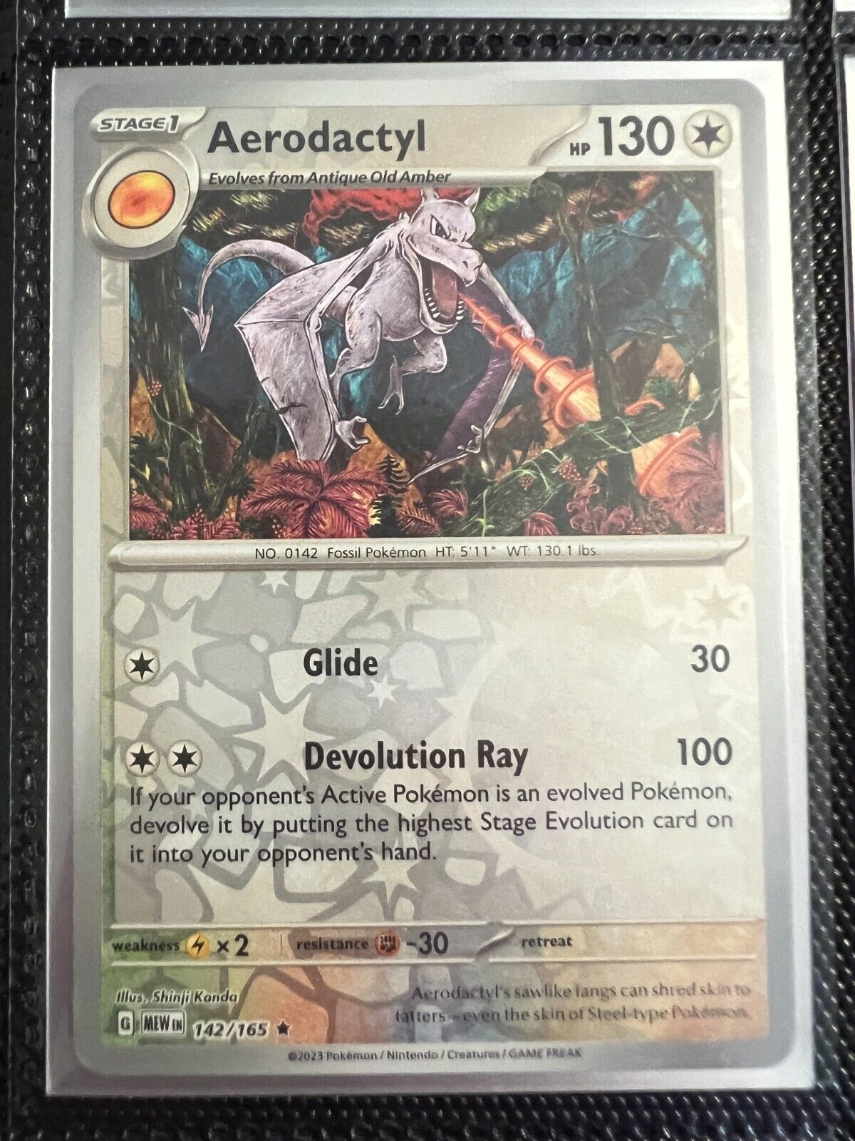 Mavin  Pokemon 151 Card Japanese Aerodactyl 142/165 sv2a Master