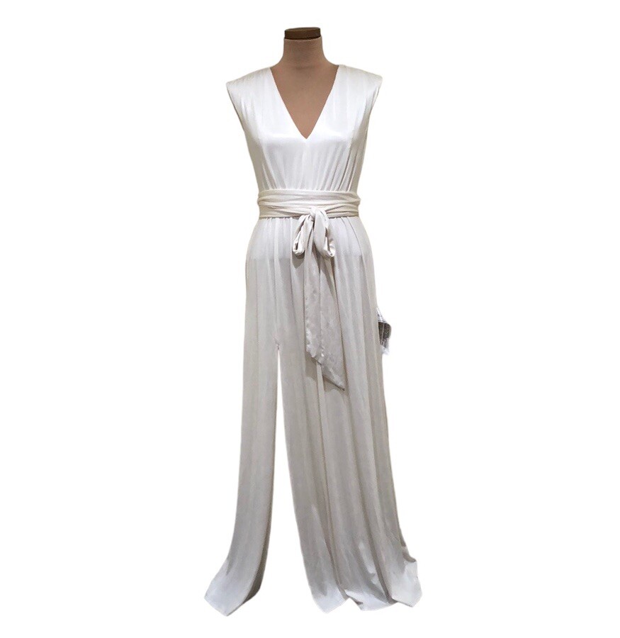 NWT Dress The Population Krista Maxi Dress Size Small Ivory Shimmer Gown