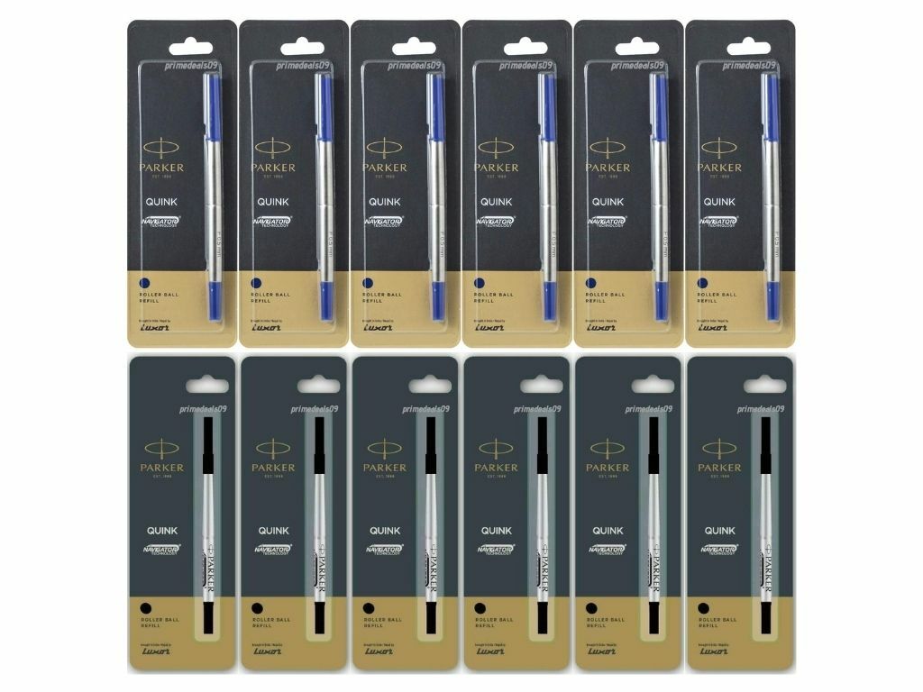 Genuine Parker Medium Fine Ball Point Pen Or Rollerball Refill - Foto 9