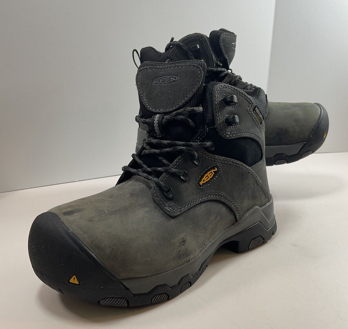 Stivali da trekking donna impermeabili Keen Utility Helena grigio medio taglia 5 nuovi senza scatola