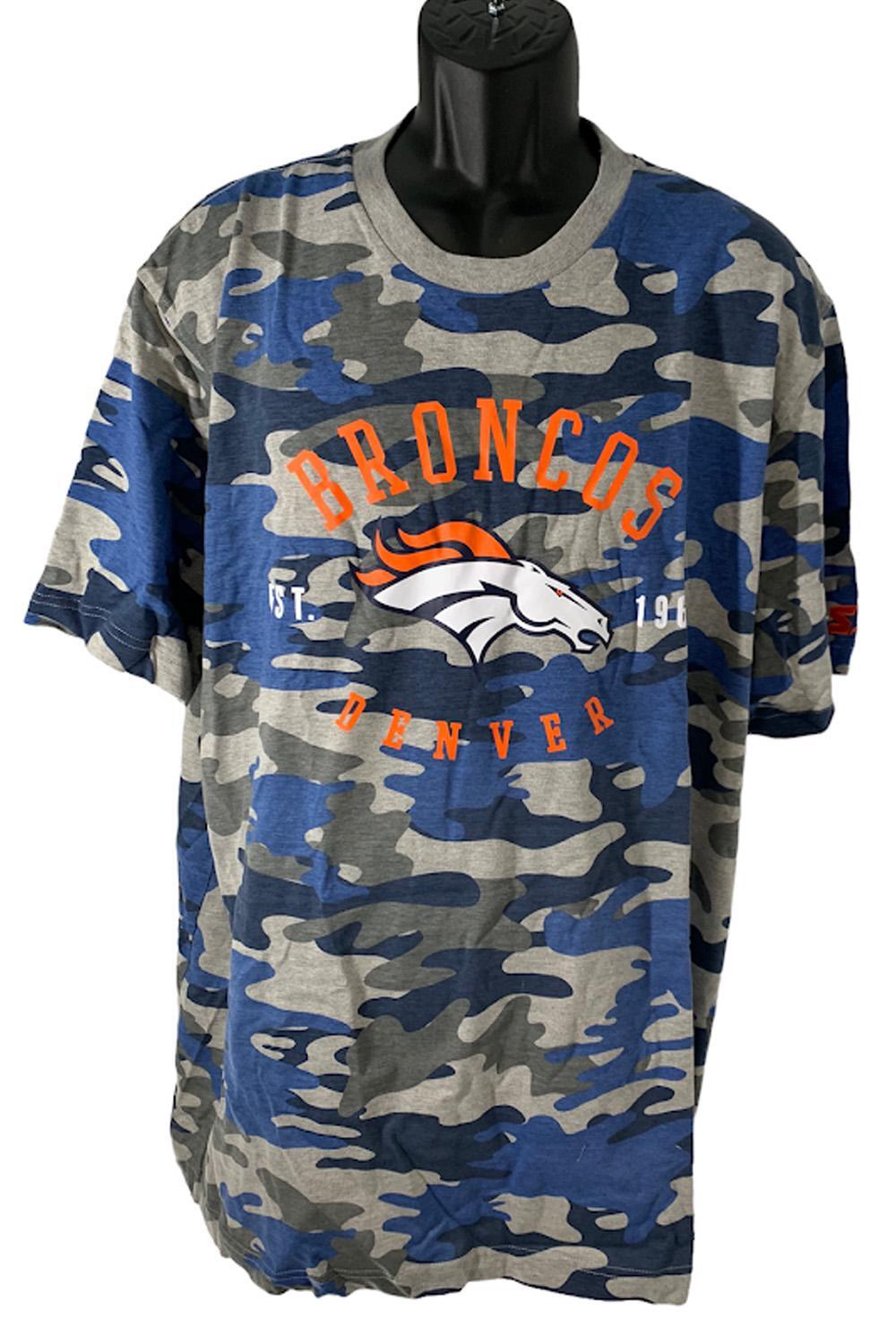 Мужская камуфляжная футболка с круглым вырезом NFL Dallas Broncos 2990₽