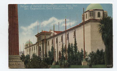 c1915 Panama-Pacific Expo postcard Palace of Varied Industries