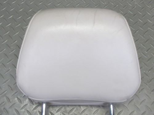 07-09 NISSAN 350Z Z33 CONV SET OF 2 FRONT LEFT & RIGHT LEATHER HEADREST GRAY OEM - Picture 15 of 22