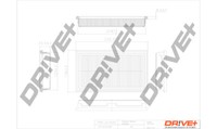 Dr!Ve+ DP1110.10.0168 Luftfilter FüR Infiniti, Nissan