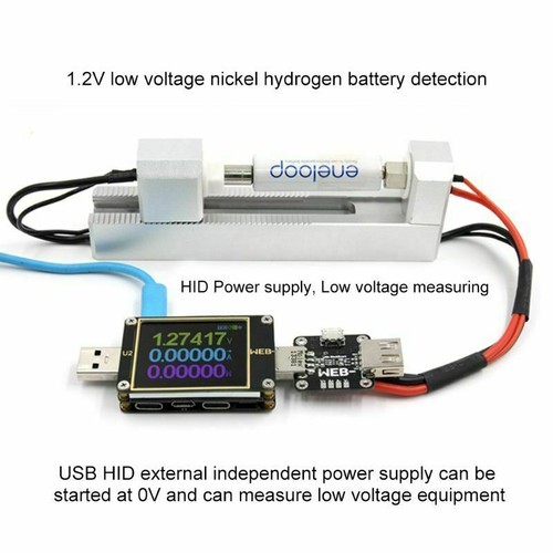 WEB-U2 USB Current / Voltage Meter QC4+ PD3.0 2.0 PPS Fast Charge Protocol Test - Afbeelding 3 van 12