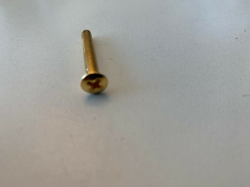 NOS THORENS PRESTIGE & REFERENCE ARMBOARD SCREW GOLD - Picture 2 of 4