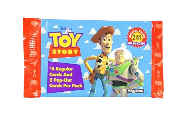 Vintage 1995 Disney Toy Story Card Packs Skybox Sealed Pack