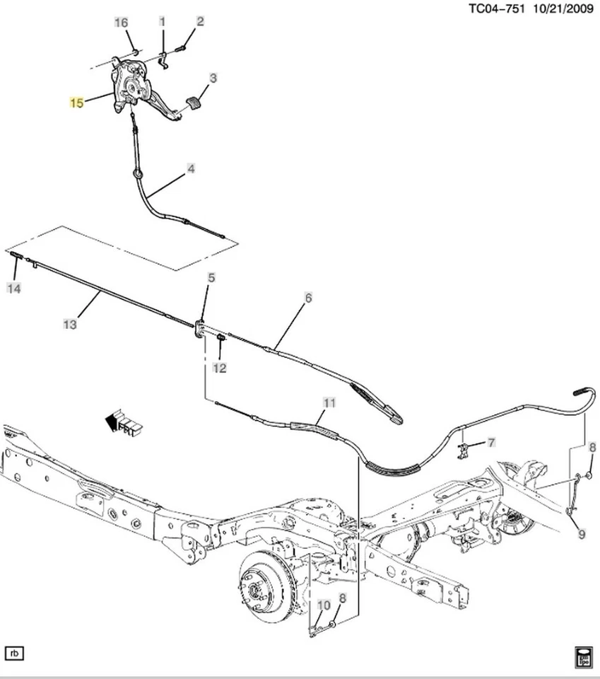 Parking Brake Control Module Assembly Cadillac Escalade Chevy Tahoe GMC Yukon - Image 2 of 4