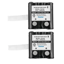 Kastar 2Pack Battery 4.8V 1000mAh for TriSquare TSX100, TSX300, TSX-BP, DoroWT86