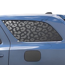 - Precut Leopard Cheetah Rear Side Decal Stickers Compatible Quarter Window
