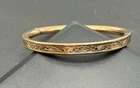L MFG Signed 1/20 14k Gold Filled Etched Child Bracelet 5” 4.6g J93