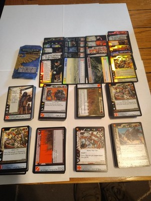 Warhammer 40k Card Lot 2002 ''417 Total Cards With One Sealed Pack And 21 Foils
