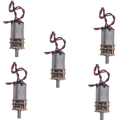 5Pcs Micro Mini N20 Gear Motor DC Slow Speed Full Metal Gearbox Reducer Toy