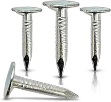 (200-Pack) 3/4-Inch Galvanized Roofing Nails Professional Grade - .75 Inch Used 