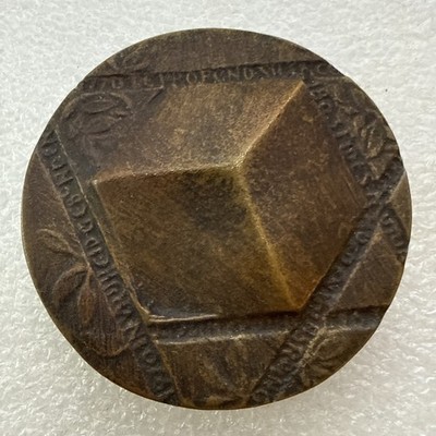 1803-1978 Freimaurer Bronzeguss Medaille - Freimaurer Fides Mutua SUP - Niederlande