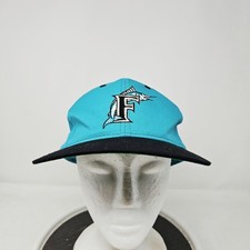 Gorra gorra vintage de los Florida Marlins espalda a presión para hombre talla única MLB mercancía genuina
