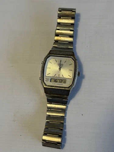 Seiko Digital Alarm Chronograph Watch Vintage Men’s