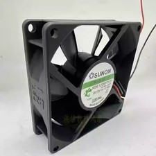 1PCS SUNON KDE1208PTV3 DC12V 0.9W 80 80 25MM 2-Wire Cooling Fan