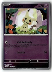 Mimikyu 042/094 Phantasmal Flames Reverse Holo