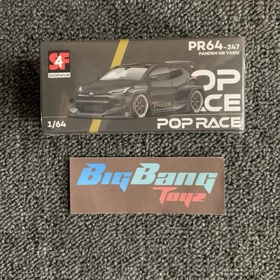 Pop Race 1/64 Pandem GR Yaris Philippine Manila Exclusive (In-Hand) New PR64-247